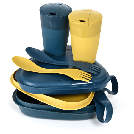Sada nádobí Light My Fire Pack'n EatKit BIO modrá/žlutá mustyyellow/hazyblue