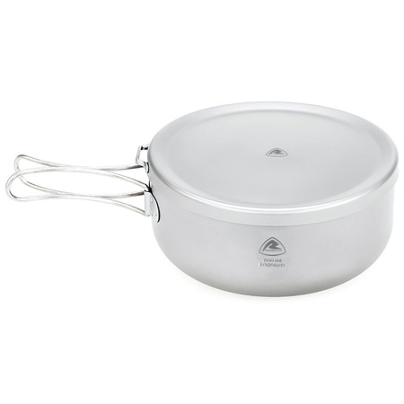 Казанок Robens Ori Titanium Pot with Plate Lid срібний