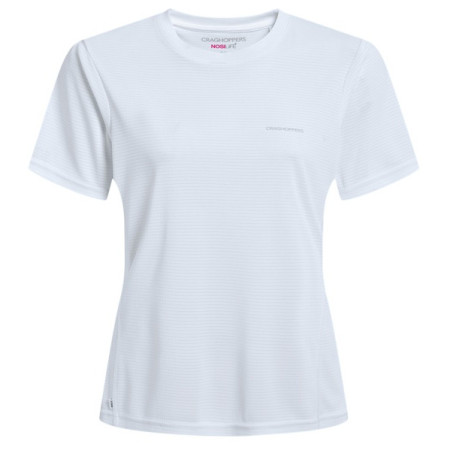 Жіноча функціональна футболка Craghoppers NosiLIfe SolarShield+ SS T-Shirt білий White