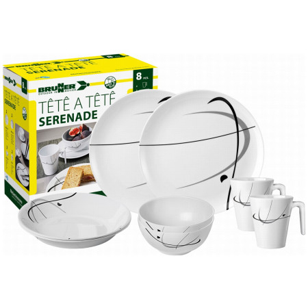 Набір посуду Brunner Set tête-à-tête Serenade 8 pcs