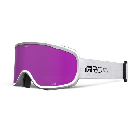 Лижна маска Giro Cruz White Stacked-Amber Pink білий White Stacked-Amber Pink