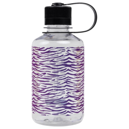 Пляшка Nalgene Narrow Mouth Animal Print 500 ml фіолетовий/графітовий Clear Rainbow Zebra