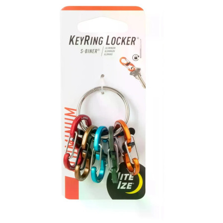 Ключниця Nite Ize KeyRing Locker Aluminum 5 S-Biner