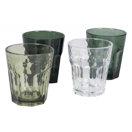 Набір бокалів Bo-Camp Tumbler Mix & Match 200 ml - 4ks зелений Green