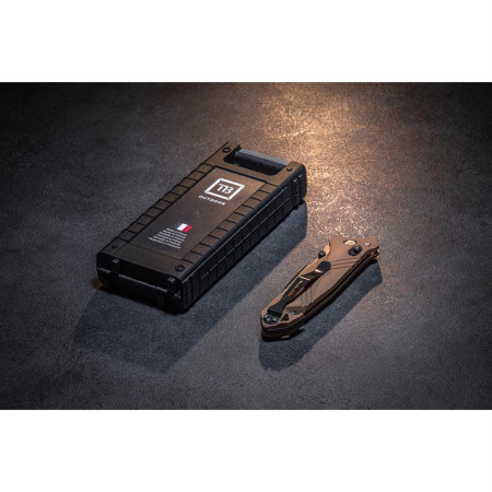 Ніж TB OUTDOOR Monobloc Knife Impact 127 Black Pvd G10