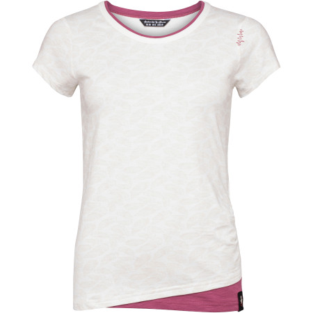 Жіноча футболка Chillaz Fancy Feathers Ornament бежевий Creme/Violet