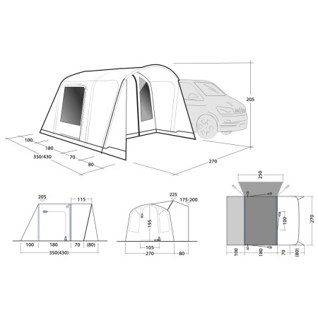 Автонамет Outwell Talladega Air