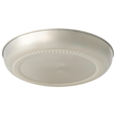 Тарілка Sea to Summit Detour Stainless Steel Plate бежевий Moonstruck Grey
