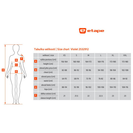 Жіноча велофутболка Etape Violet