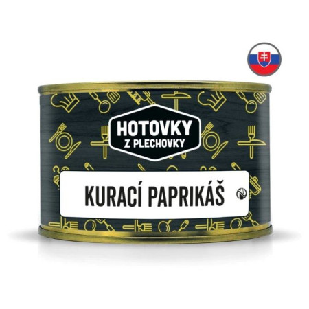 Головна страва Hotovky z plechovky Куряче філе на паприці 400г