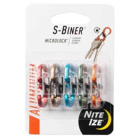 Допоміжний карабін Nite Ize S-Biner Microlock hliník