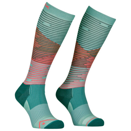 Жіночі гольфи Ortovox All Mountain Long Socks W синій ice waterfall