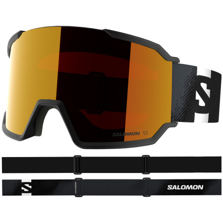 Лижна маска Salomon S/VIEW 3 ML чорний Black