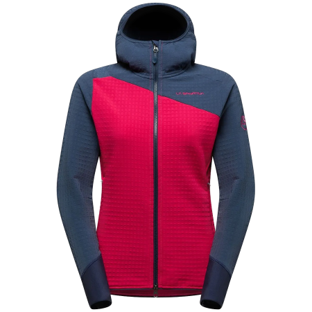 Жіноча флісова куртка La Sportiva Bristen Thermal Hoody W рожевий/сірий Azalea/Night Sky