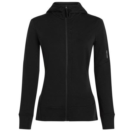 Жіноча кофта Icebreaker W Mer 260 Quantum IV LS Zip Ho чорний Black