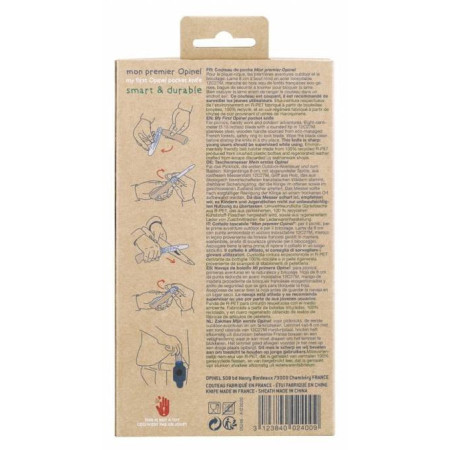 Складаний ніж Opinel VRI N°07 My first buk + pouzdro na opasek