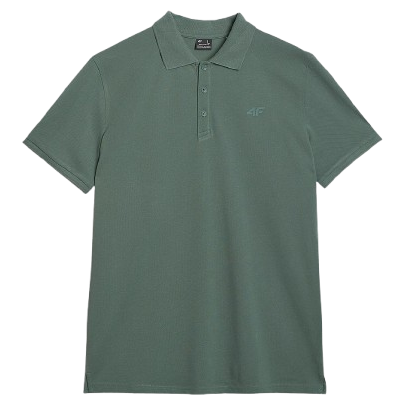 Чоловіча футболка 4F Polo Shirt M555 зелений GREEN