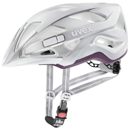 Велошолом Uvex City Active срібний