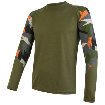 Чоловіча функціональна футболка Sensor Merino Impress довгий рук.