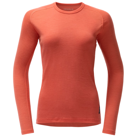 Жіноча функціональна футболка Devold Adventure Merino 190 Shirt Wmn помаранчевий Coral
