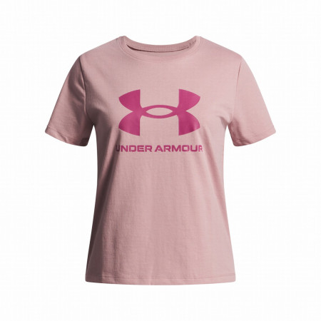 Дитяча футболка Under Armour BIG LOGO SS-PNK світло-рожевий Pink
