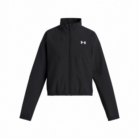 Дитяча куртка Under Armour Rival Woven Jacket чорний Black