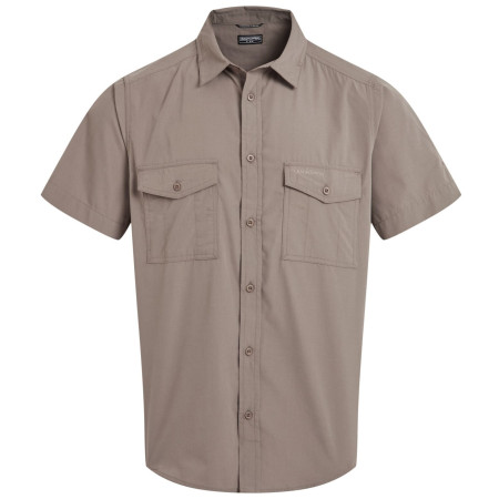 Чоловіча сорочка Craghoppers Kiwi II SS Shirt коричневий Pebble