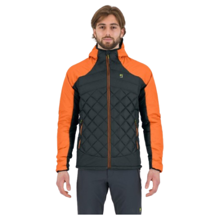 Чоловіча куртка Karpos Lastei Active Pl.Jkt сірий/помаранчевий WOODL.GRAY/VIBR.ORANGE