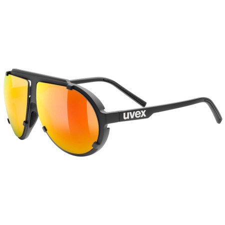 Сонцезахисні окуляри Uvex Esntl Pina чорний Black Matt / Mirror Red
