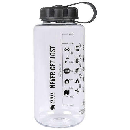 Пляшка Zulu Travel Tritan Wide 1L прозорий transparent