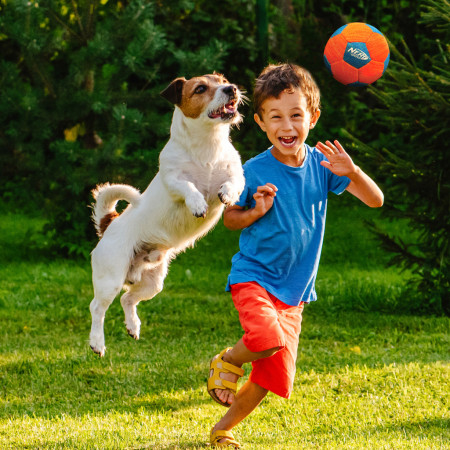Іграшка для собак Nerf Dog X-Weave Soccer Squeak Ball 12,5 cm