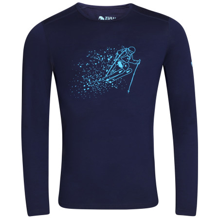 Чоловіча футболка Zulu Merino Skier 160 Long синій Navy