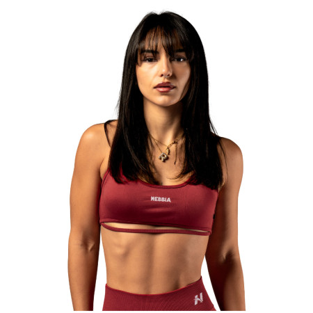 Спортивний бюстгальтер Nebbia Open-back sports Bra Power червоний RED