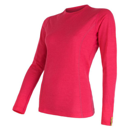 Dámské triko Sensor Merino Wool Active dl.r. růžová magenta