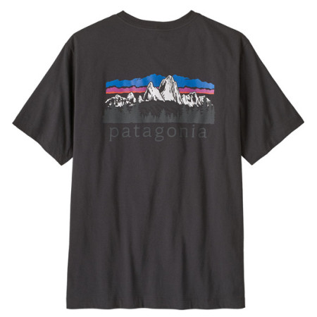 Чоловіча футболка Patagonia M's Fitz Roy Foothills T-Shirt чорний Ink Black