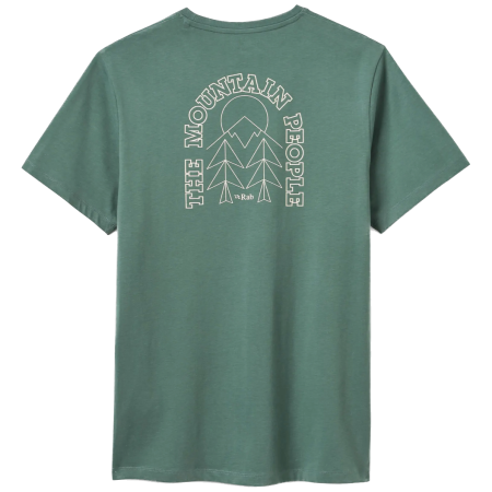 Жіноча футболка Rab Stance Cirque Tee зелений