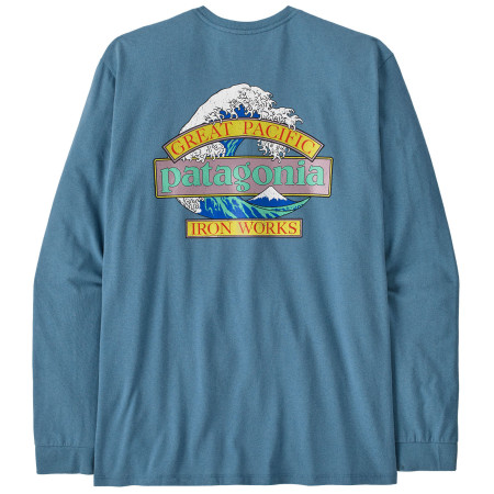 Чоловіча футболка Patagonia Long-Sleeved Great Waves Responsibili-Tee