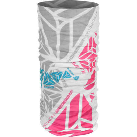 Багатофункціональний шарф Silvini Motivo UA508 білий/червоний