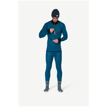 Чоловіча функціональна футболка Devold Wool Mesh Man Half Zip Neck