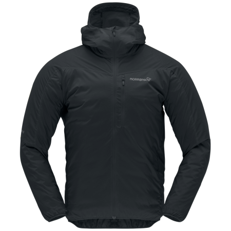 Чоловіча куртка Norrona falketind aero60 Zip Hood чорний Caviar Black