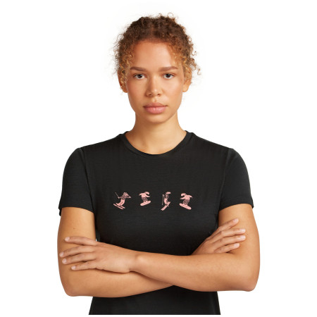 Жіноча футболка Icebreaker Women Merino 150 Tech Lite SS Tee Snow Day