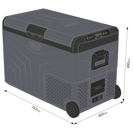 Компресорний холодильник Yolco TCX50