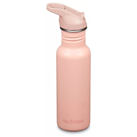 Пляшка з нержавіючої сталі Klean Kanteen Classic Narrow 18oz (w/Flip Seal Sport) рожевий Peach Parfait