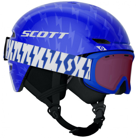 Комплект шолом та маска Scott Keeper 2 + Witty Jr синій/блакитний royal blue