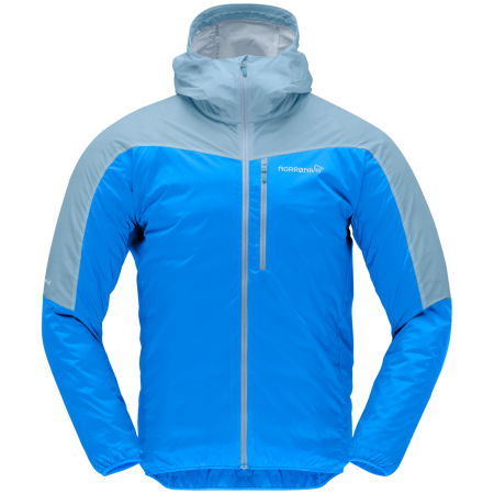 Чоловіча куртка Norrona falketind aero60 Zip Hood синій Skydiver