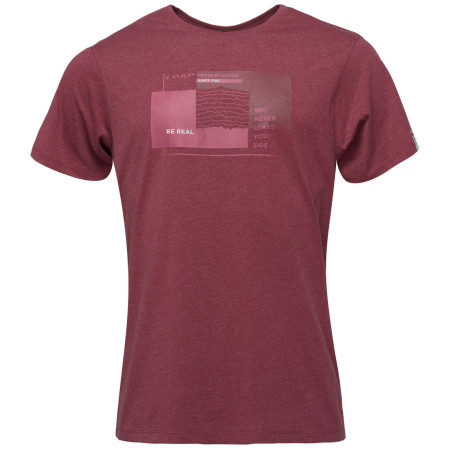 Чоловіча футболка Loap Bohem бордовий Red