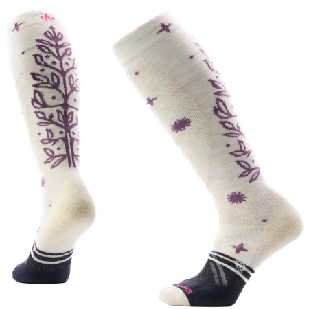 Шкарпетки Smartwool Women's Ski Full Cushion Ice Blossom OTC бежевий