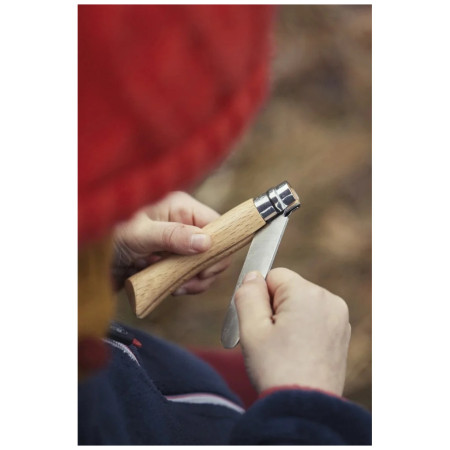 Складаний ніж Opinel VRI N°07 My first buk + pouzdro na opasek