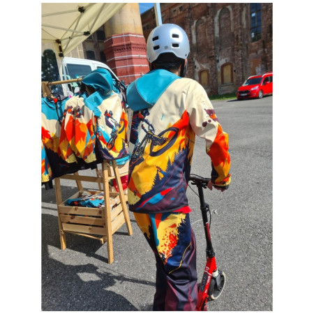 Дитяча софтшелова куртка WAMU Mountain Bike