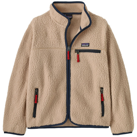 Дитяча толстовка Patagonia K's Retro Pile Jacket - Valley Khaki бежевий/синій Valley Khaki